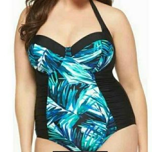 Plus Size One Piece Swimsuit 22W